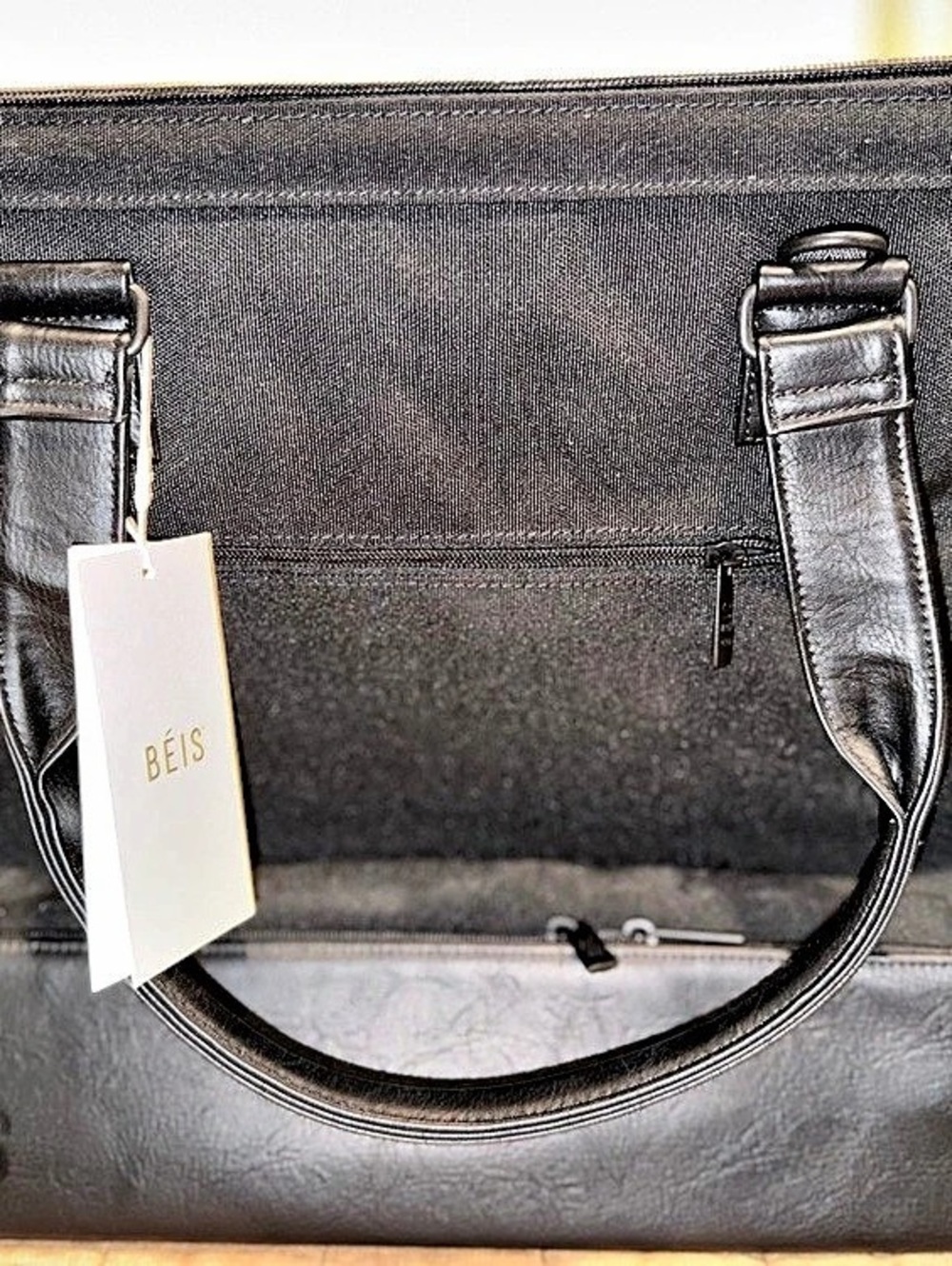 BÉIS The Weekender Black Travel Bag